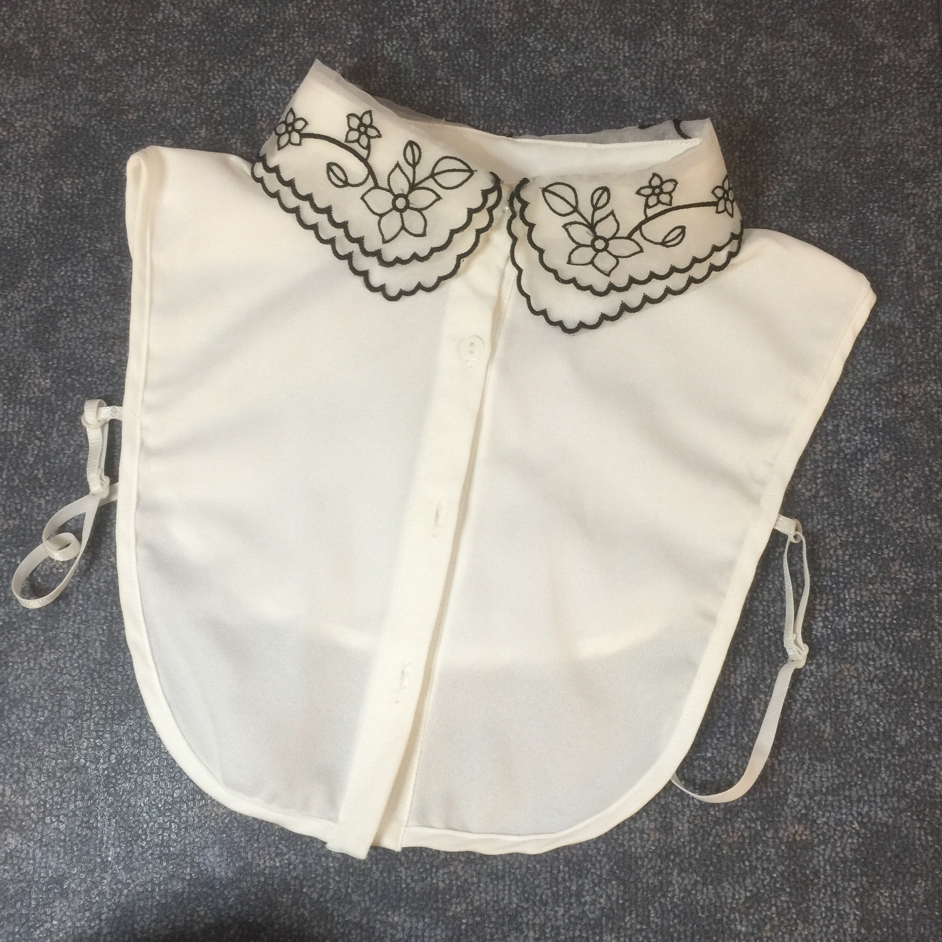 新款韩版假领百搭女士假衣领子雪纺内搭打底衫半身领通勤领