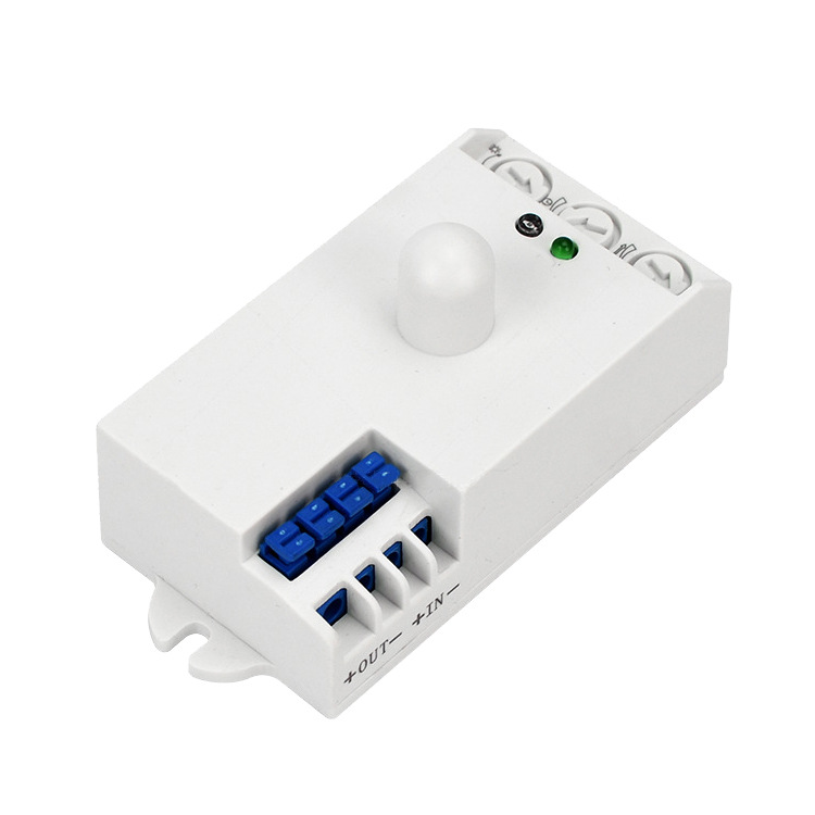 12-24vdc智能微波雷达感应器 感光时间距离可调jhw-wb87-dc