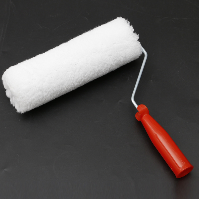 现货出售9寸长毛无死角滚筒刷 乳胶漆涂料无死角细毛滚筒油漆刷