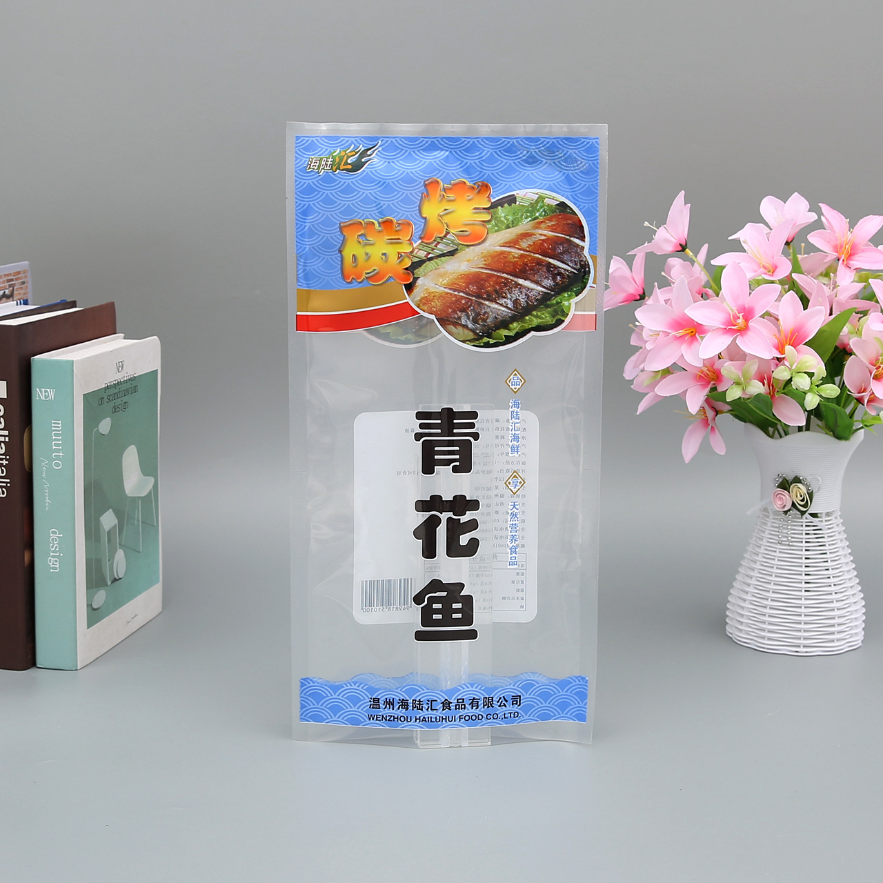 工厂直销鱼片透明食品袋包装袋 海鲜真空塑料封口印刷加工塑封袋