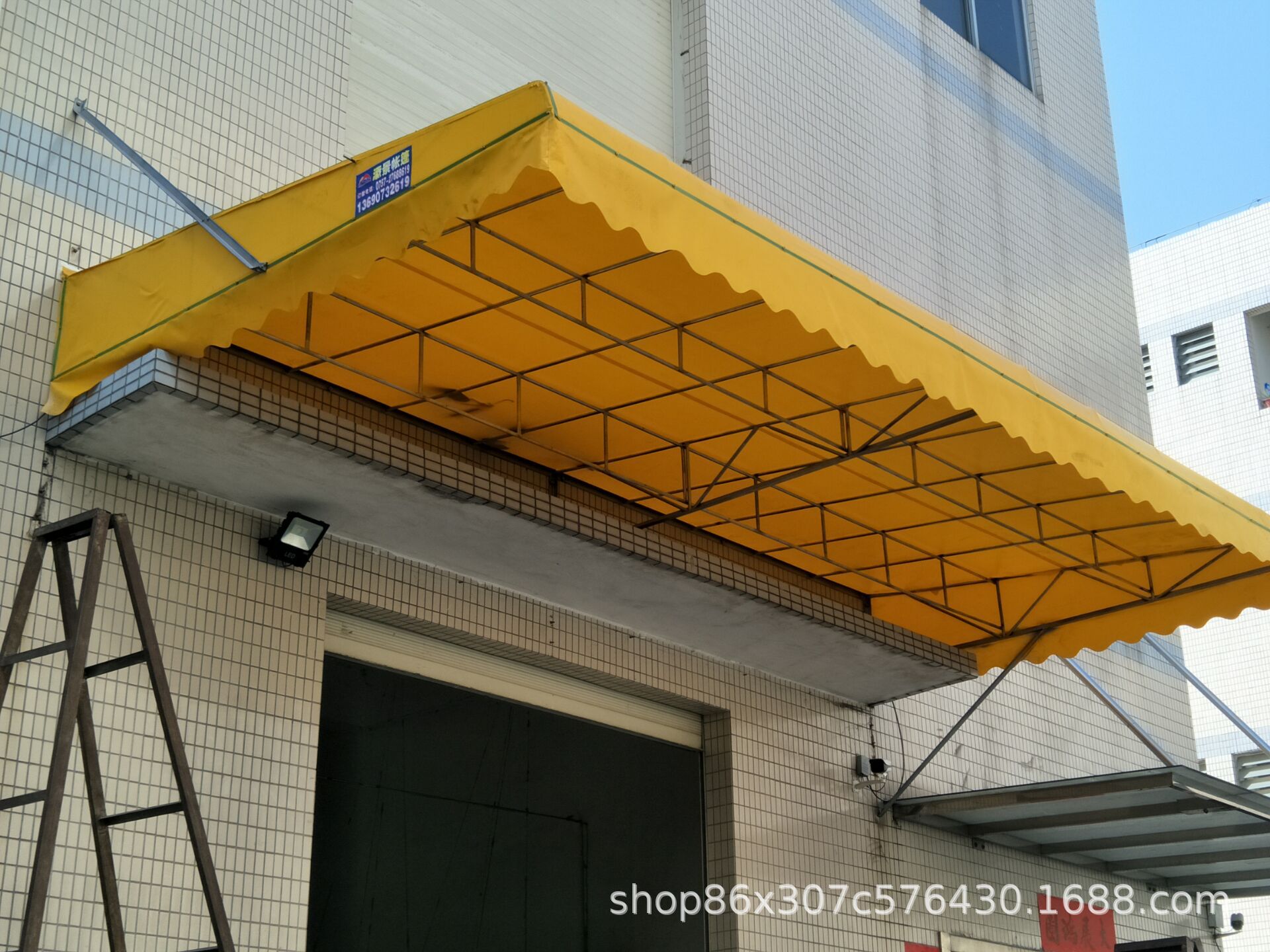 挡雨棚定制铺面雨篷帆布帐篷固定棚阳光棚梯形篷法式篷