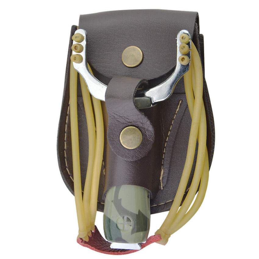 弹弓包 真皮/pu射击弹弓皮兜 户外运动腰包 钢珠弹弓一体包定制