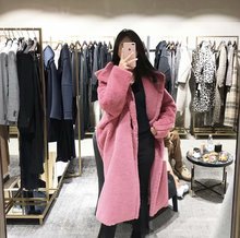 ins欧美大衣风衣女亚马逊2021欧美街头风外套女中长款秋冬女士