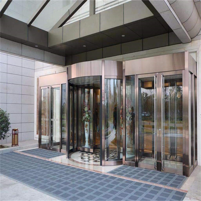 旋转门厂家 酒店旋转门旋转玻璃门智能感应门安全防夹 定金-阿里巴巴
