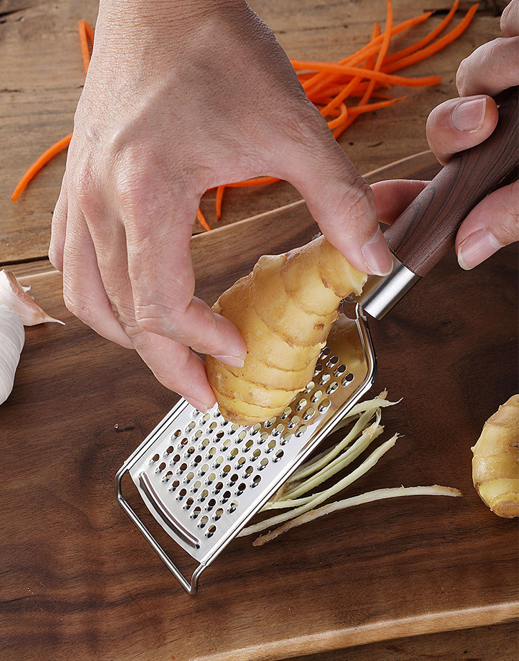 不锈钢擦丝器刨丝板家用手动切菜器土豆萝卜切丝蒜泥器厨房小工具