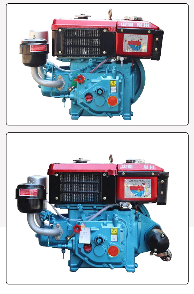 中国 常州船用农用发动机 8匹 180nm冷凝电启动柴油机 8马力