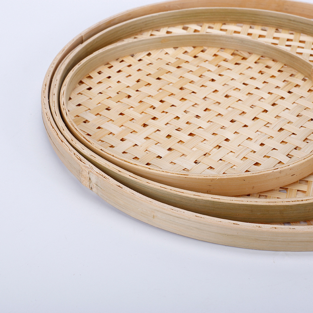 厂家直销量大从优无孔竹编簸箕竹筛竹筐篮子竹制工艺品