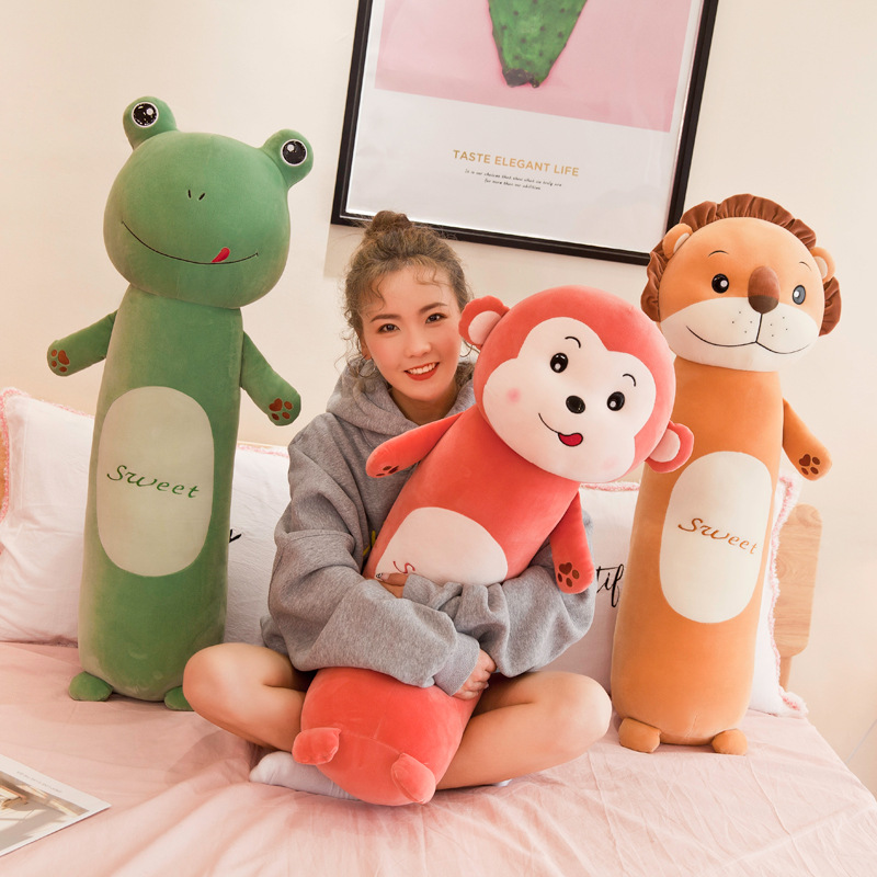 Creative Foreign Trade Cylindrical Sleeping Pillow Animal Doll Rabbit Long Plush Toy Children's Doll Doll Wholesale