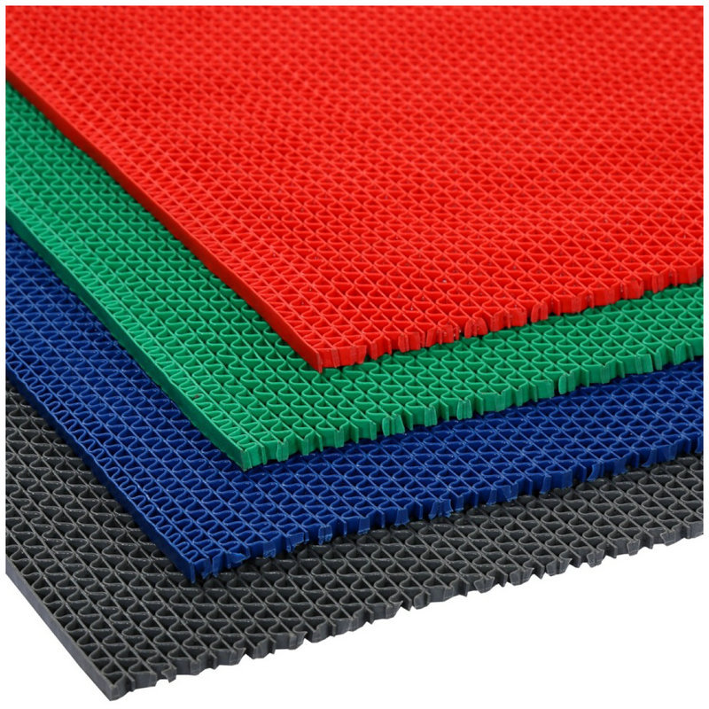 大量批发pvc防滑垫浴室卫生间塑料地毯地垫隔水镂空s型网眼地垫地