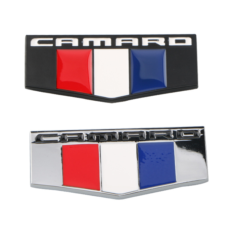 适用于雪佛兰camaro大黄蜂科迈罗侧标叶子板英文车标改装后尾车贴