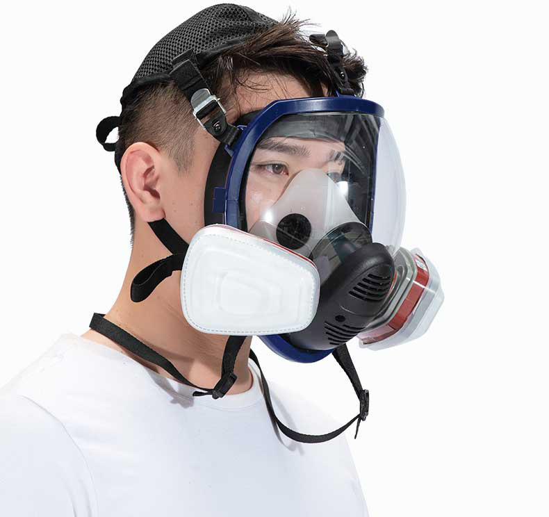 防毒面具全面罩呼吸器化工毒气消防打农药防工业粉尘防尘面罩口罩