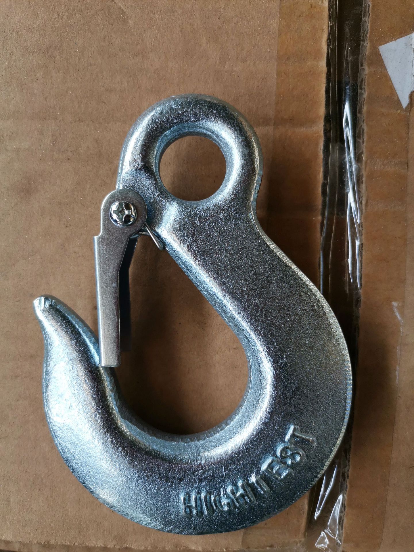 厂家直销圆眼型滑钩带舌片 大开口钩吊钩电缆挂钩钢筋滑钩