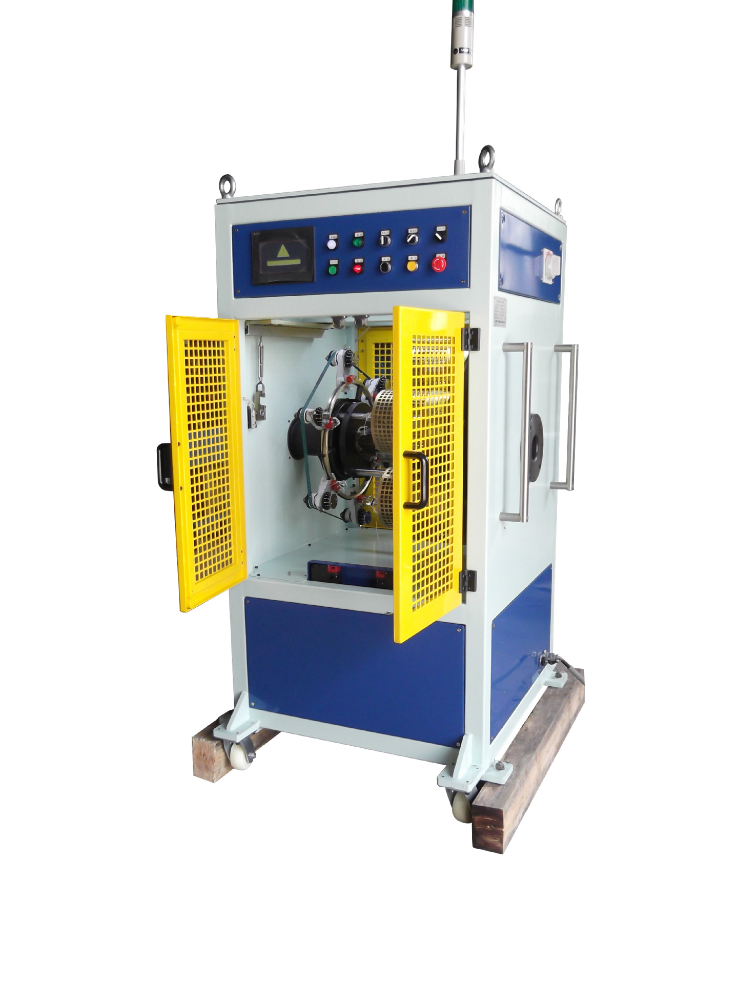 高速触摸屏胶管针织机 适用于胶管加强层的生产加工 可定制