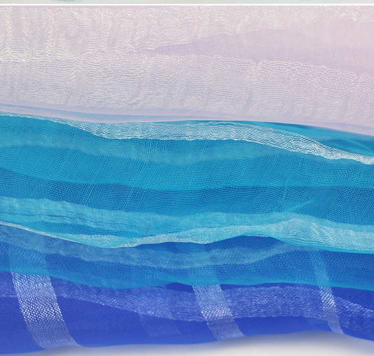 幼儿园儿童表演丝巾舞蹈方巾纯色尼龙头纱音乐器早教小纱巾批发