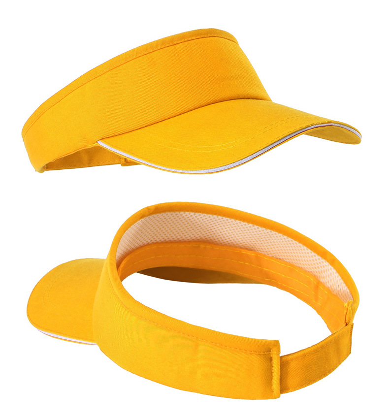 空顶魔术贴帽子韩版时尚棒球帽男女休闲百搭全棉遮阳帽旅游广告帽