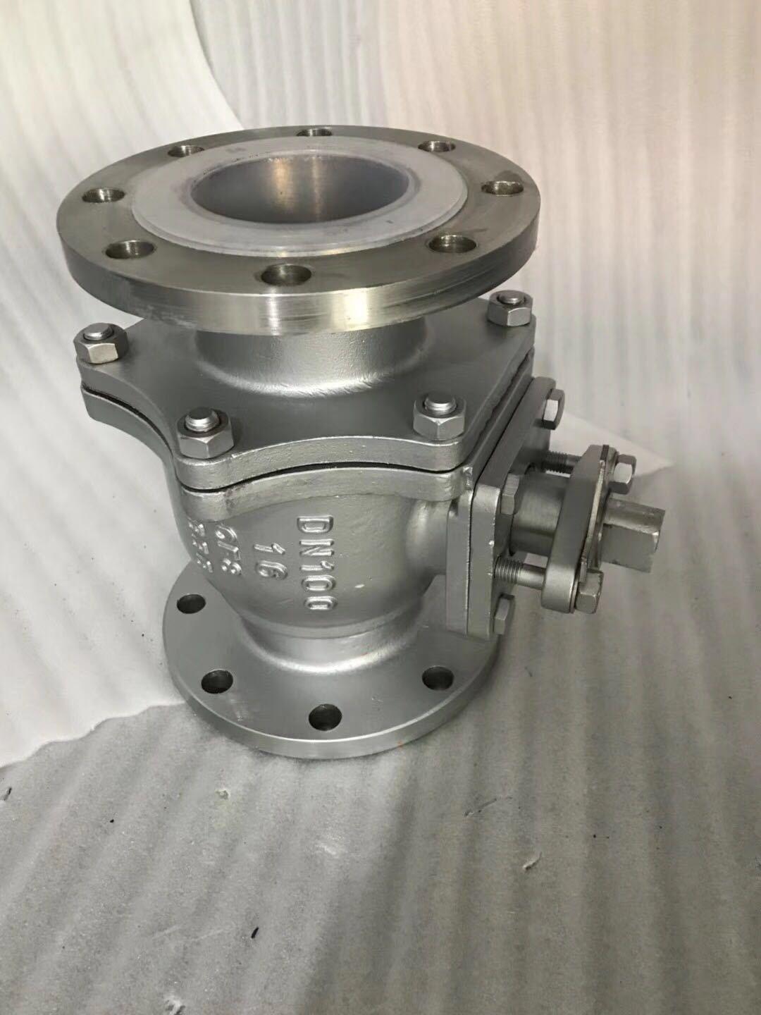 厂家销售 q41f46不锈钢衬四氟法兰球阀  球阀 衬里阀门 衬氟球阀