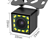 通用外挂倒车后视影像摄像头12灯车载摄像头 夜视 CCD 高清