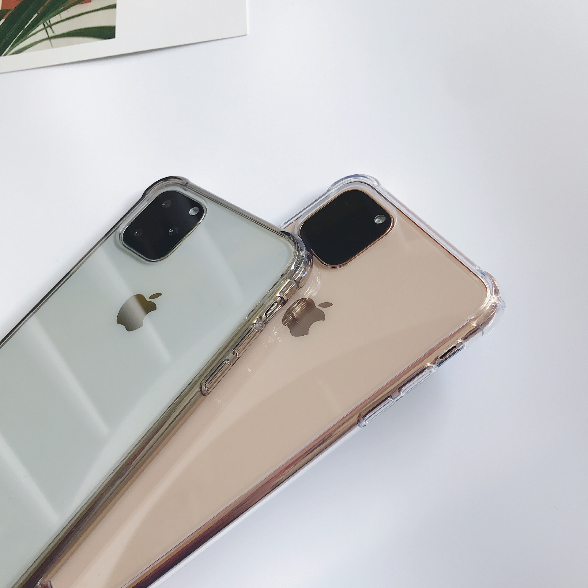 适用iphone 11 pro max透明亚克力四角防摔手机壳