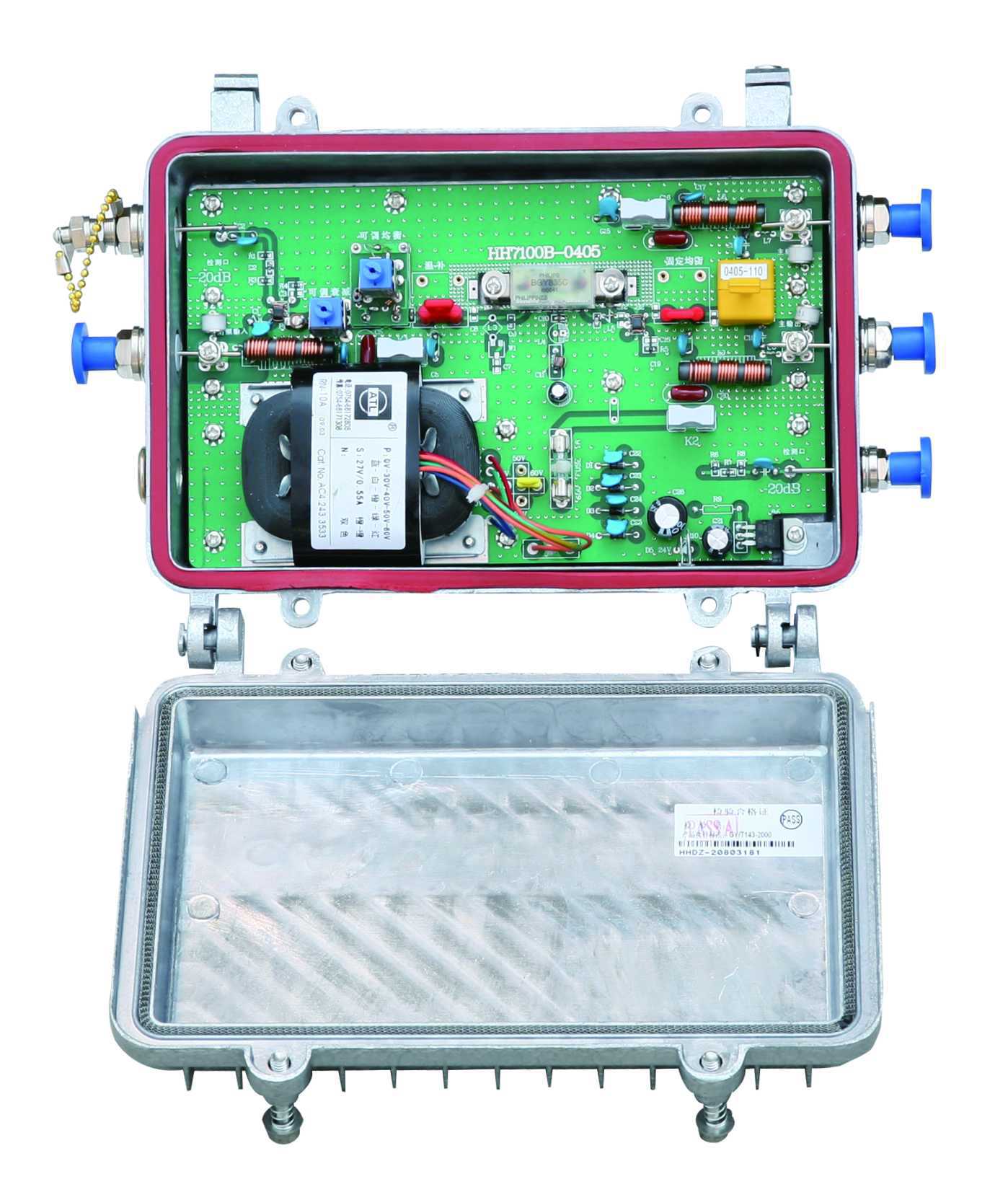 广电专用有线电视干线放大器catv放大器220v 60v 860mhz