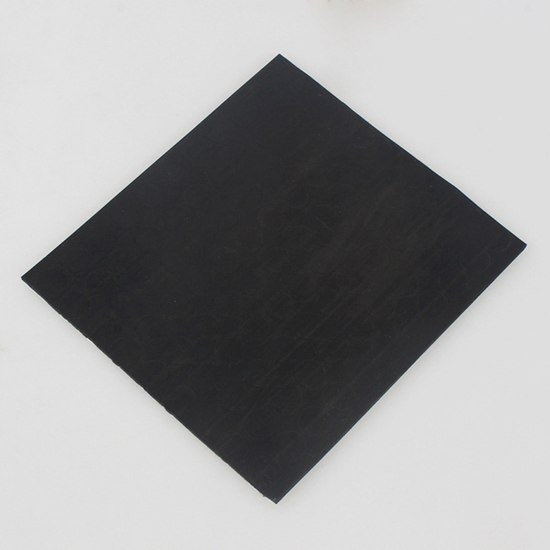 加工定制防滑橡胶垫片 黑色自粘硅胶脚垫模切冲型防震耐磨橡胶垫