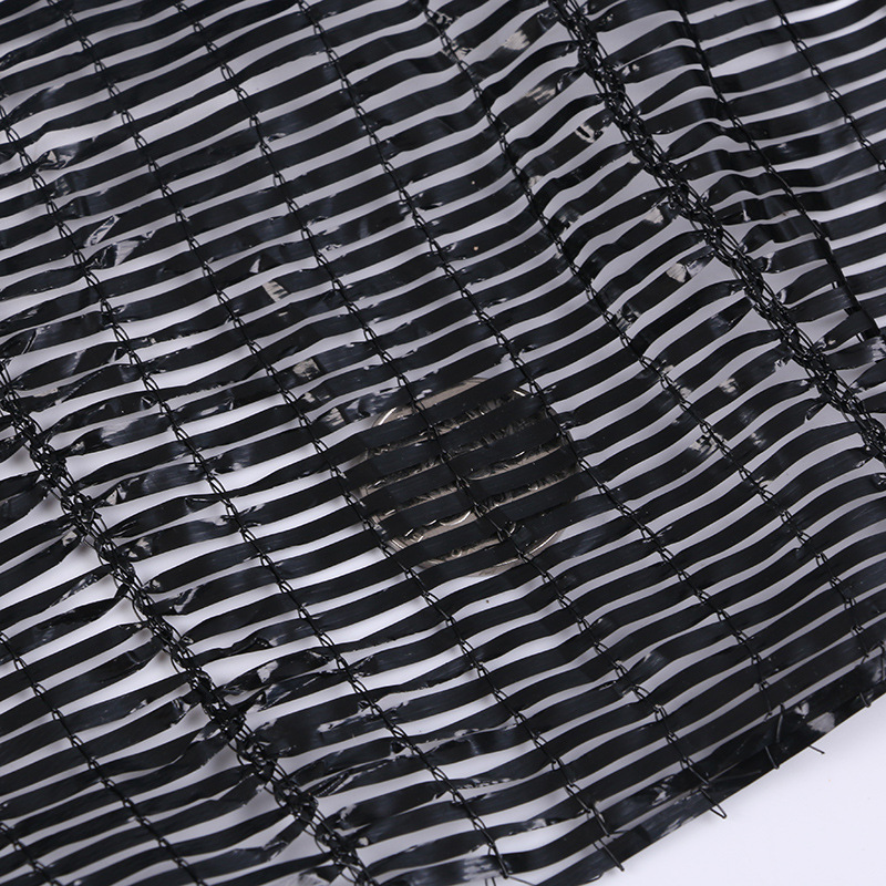 全新料农业大棚抗老化黑色平织圆丝遮阳网防晒网遮阴网65%遮光率