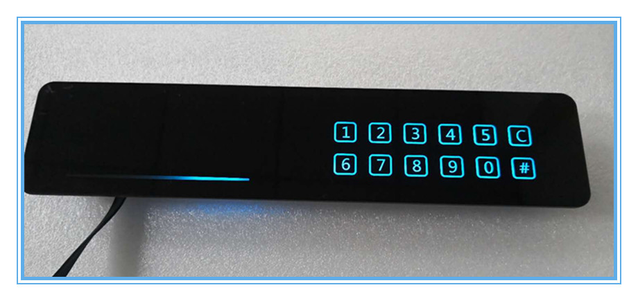 带灯电容式触摸按键开关 电容式触摸控制板 触摸显示屏