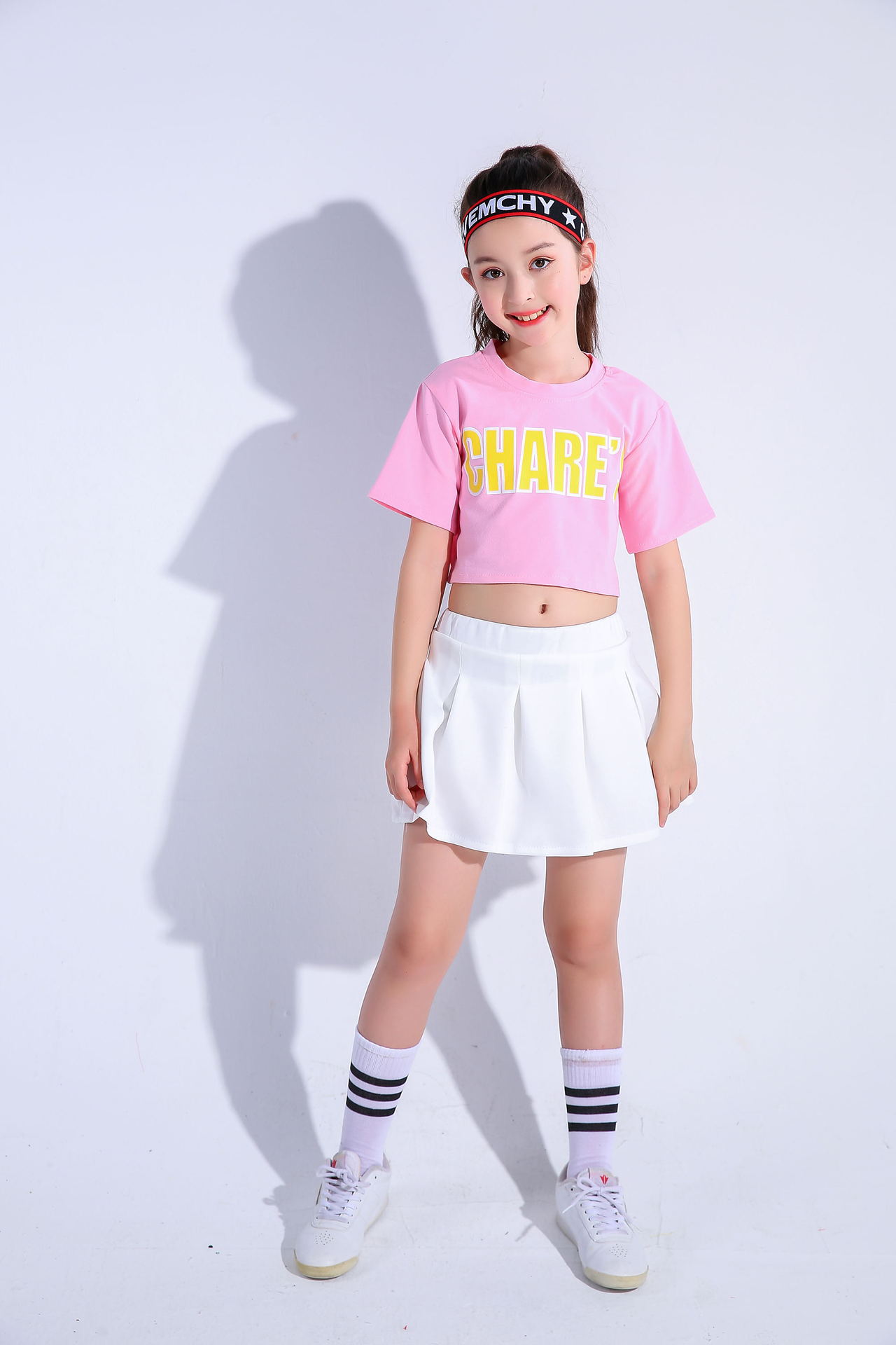 儿童啦啦队服装男女童少儿小学生体操表演六一爵士舞啦啦操演出服