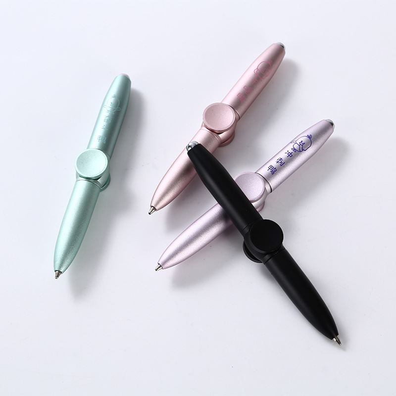 多功能陀螺笔旋转笔 创意便携减压笔文具 书写陀螺笔旋转笔直供