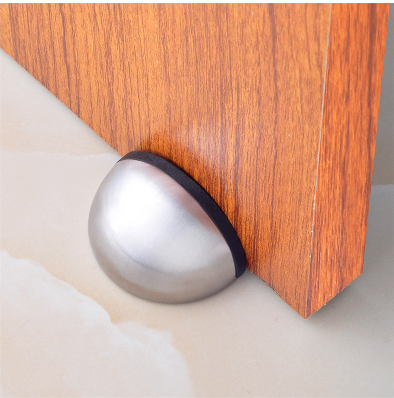 不锈钢龟顶半圆 门顶 半球门碰 门阻 房门玻璃门地装顶装门挡