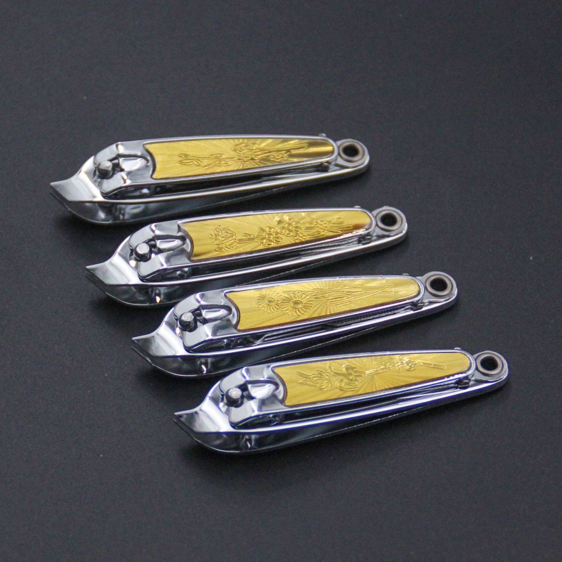 大斜口指甲刀嵌甲指甲剪甲沟剪尖头修甲刀精品盒装剪指甲批发