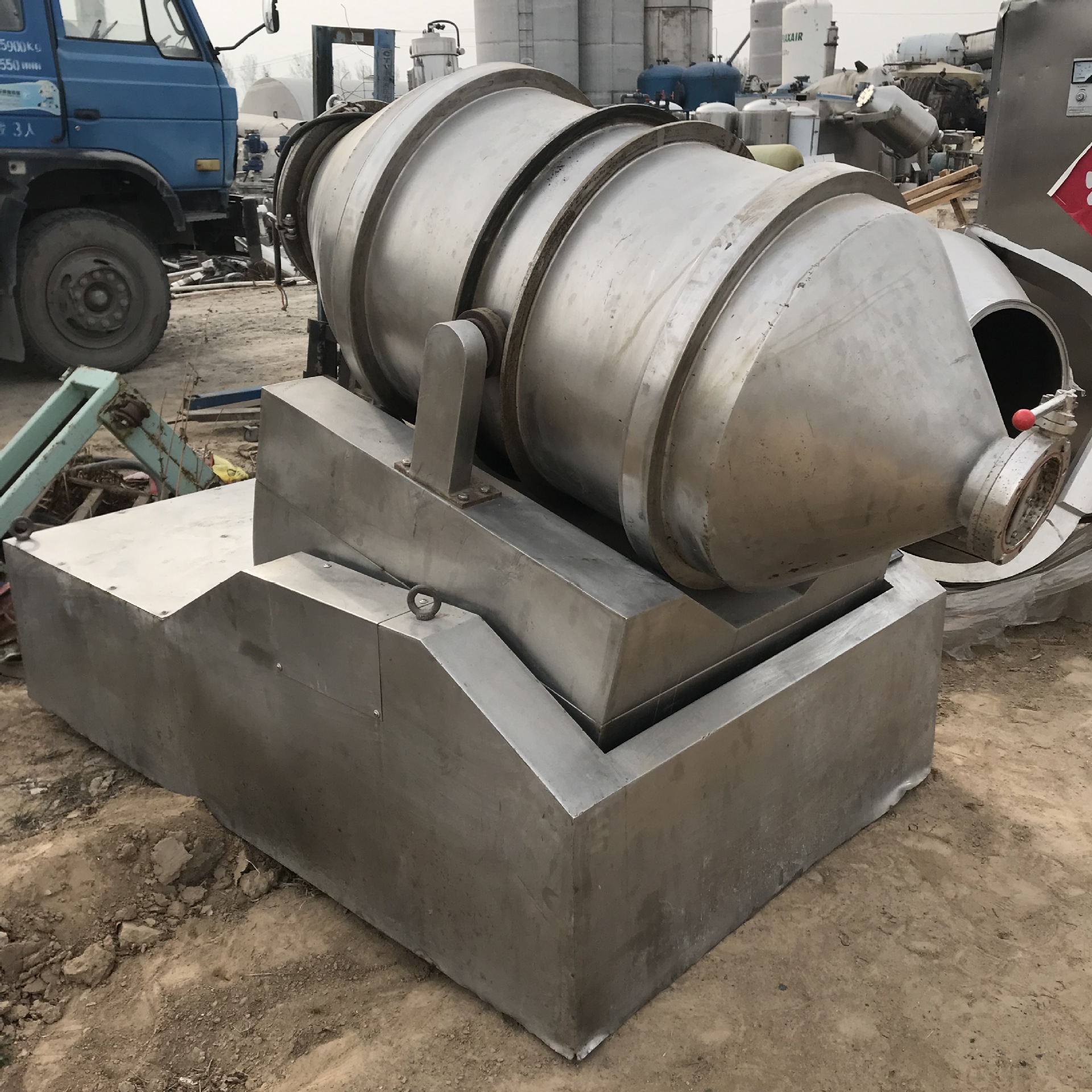 二手混合机 二手二维混合机 二手2000l二维混合机,二手干粉混料机