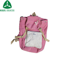 广州二手衣服工厂大量批发杂款旧帆布包 斤称旧包包出口坦桑尼亚
