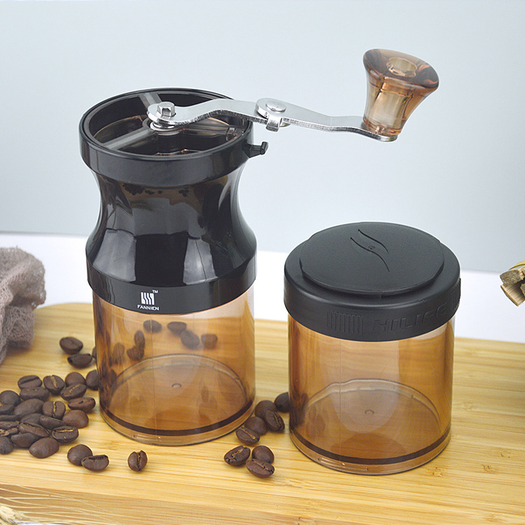 手摇磨豆机咖啡家用小型粉碎机迷你便捷咖啡研磨豆机手动磨粉机