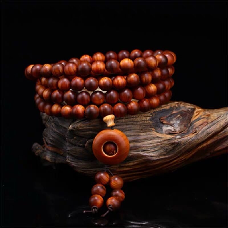 Taihang Mature Material Black Oil High Density Bracelet 2.0 Arborvitae Bracelets Water Wave Gentiana Pattern Wooden Craftwork Wholesale