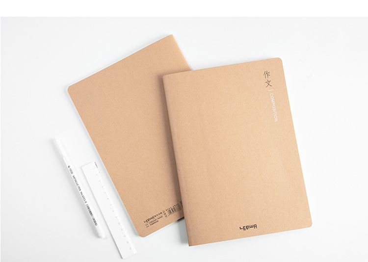 联华文具创意学生科目车线本b5牛皮纸课堂练习本记事本笔记本子