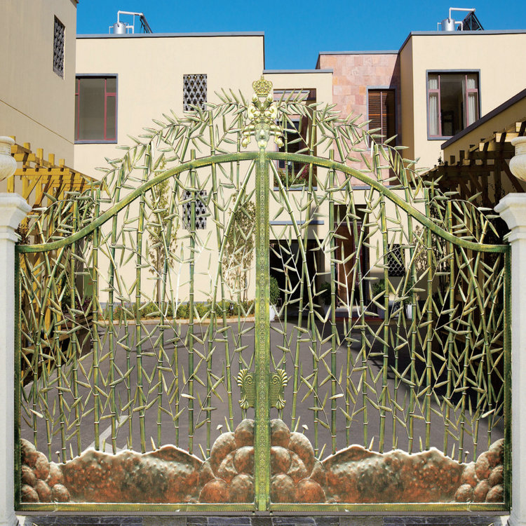 传承锻造工艺别墅入户门庭院门阳台护栏经热镀锌处理n年不锈