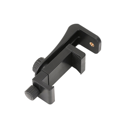 360°旋转手机夹 自拍杆相机三脚架固定夹 直播手机支架