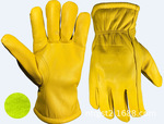 金黄羊皮司机手套  冬季加厚保暖皮手套 防水耐磨劳保手套定 制