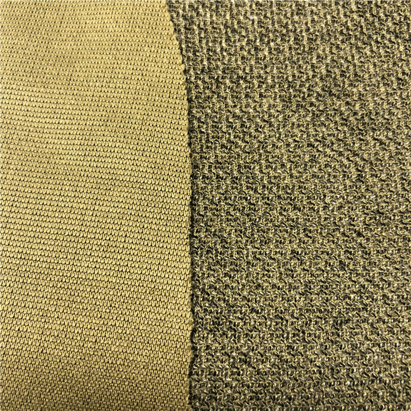 蚂蚁布竹节针织提花面料 tr蚂蚁布男装布料 男女装长袖t恤连帽衫