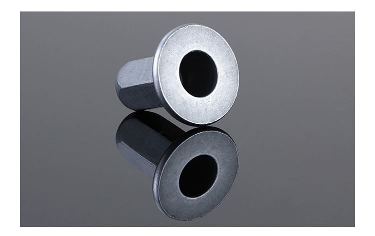 m8平头全六角盲孔拉铆螺母 大头全六方封闭防水拉帽压铆螺母批发