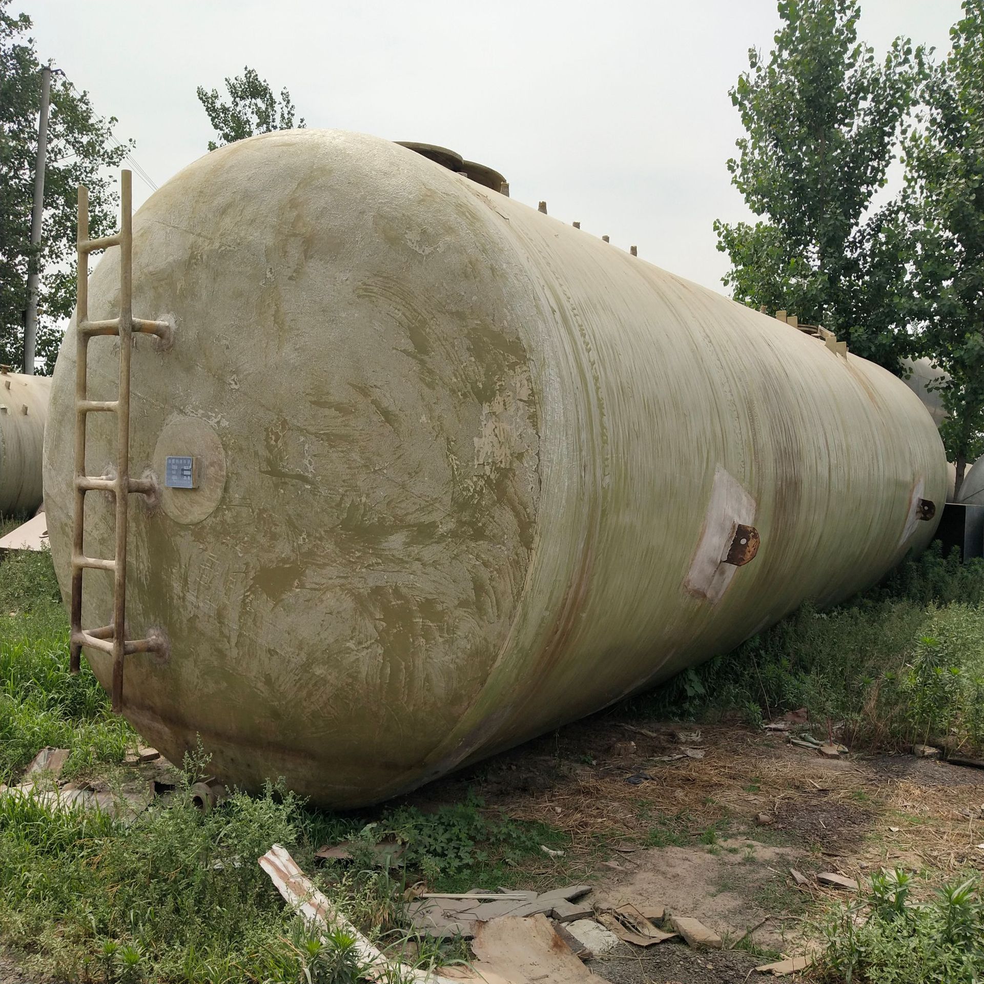 出售二手50立方玻璃钢储罐 二手耐腐玻璃钢储罐 60立方玻璃钢罐