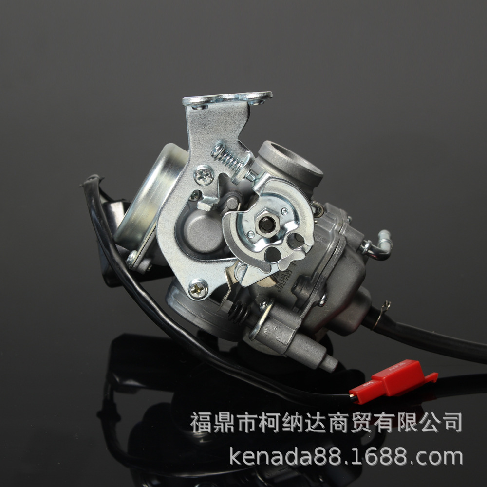 化油器国三适用于 鬼火100车玩花架巧格丽鹰雅马哈双油门线踏板车