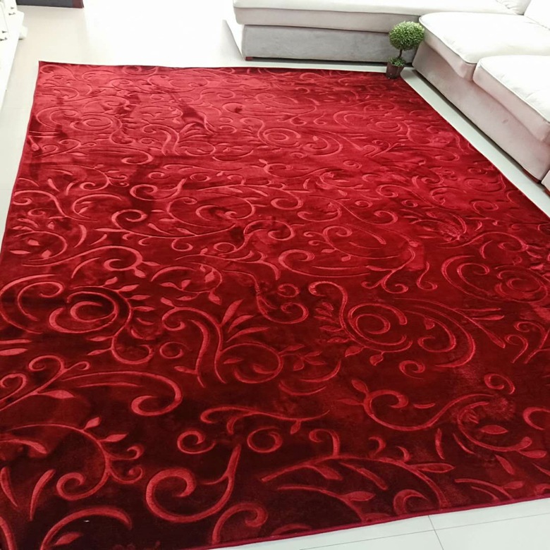 酒店满铺地毯_压花地毯酒店满铺地毯开业红色4宽长25米左右可定做 - 
