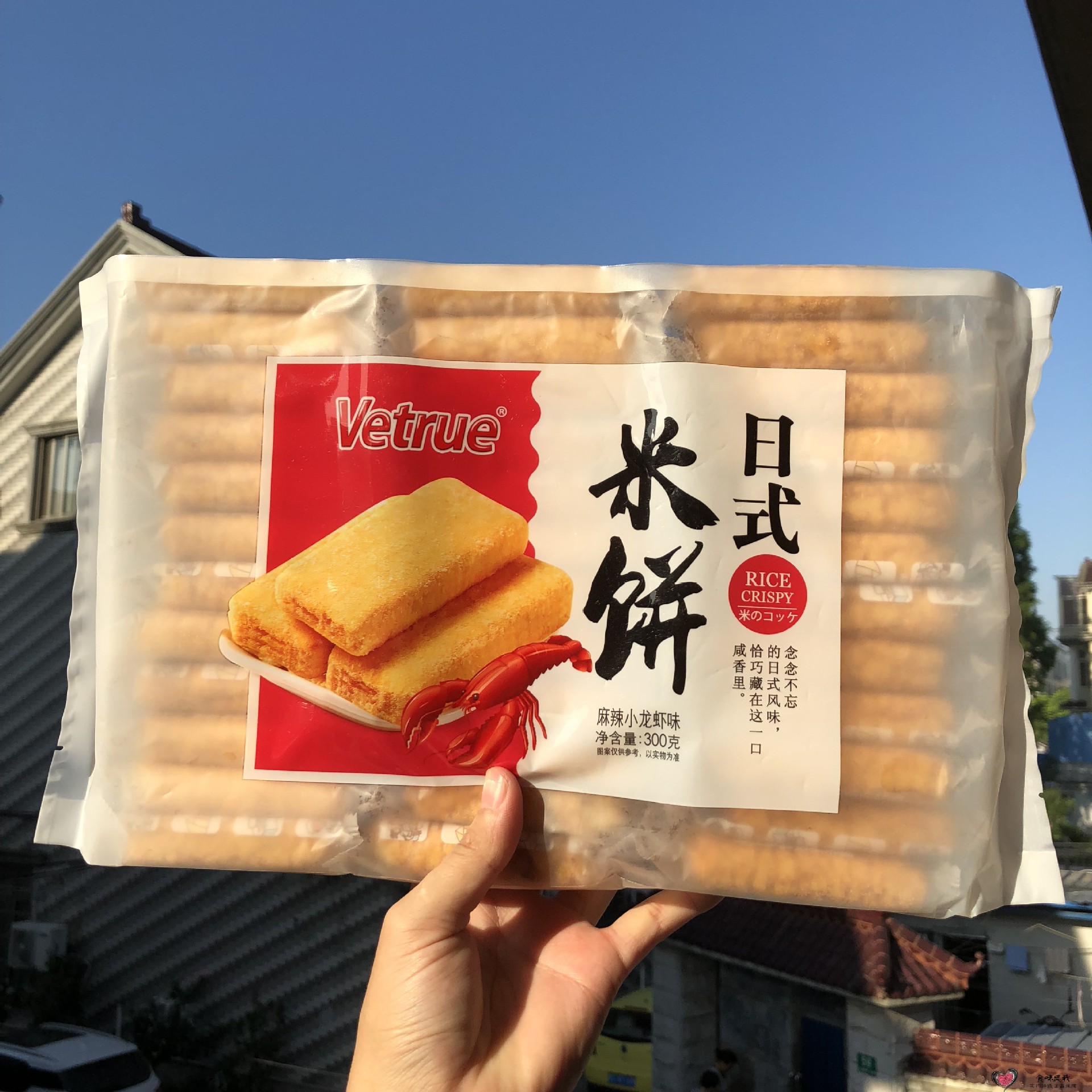 惟度vetrue台湾风味米饼320g 芝士味日式风味米饼300g咸蛋黄味