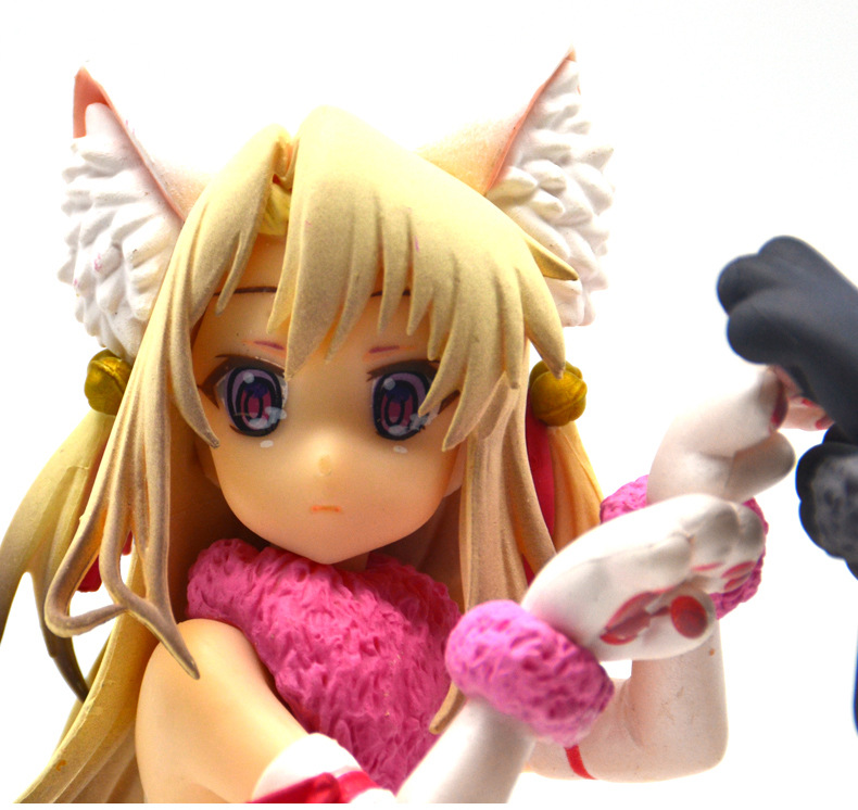 动漫手办女魔法少女伊莉雅伊利亚猫耳猫娘黑白猫盒装手办模型摆件
