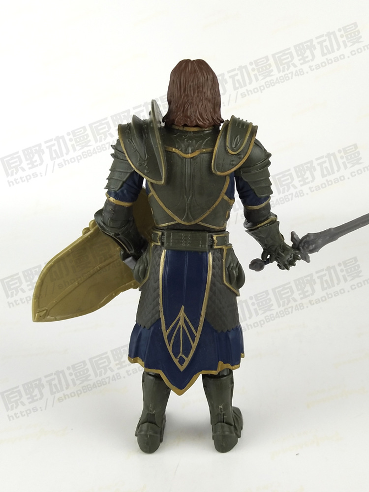 杰克仕正版魔兽世界电影杜隆坦黑手洛萨6寸手办模型3c盒装