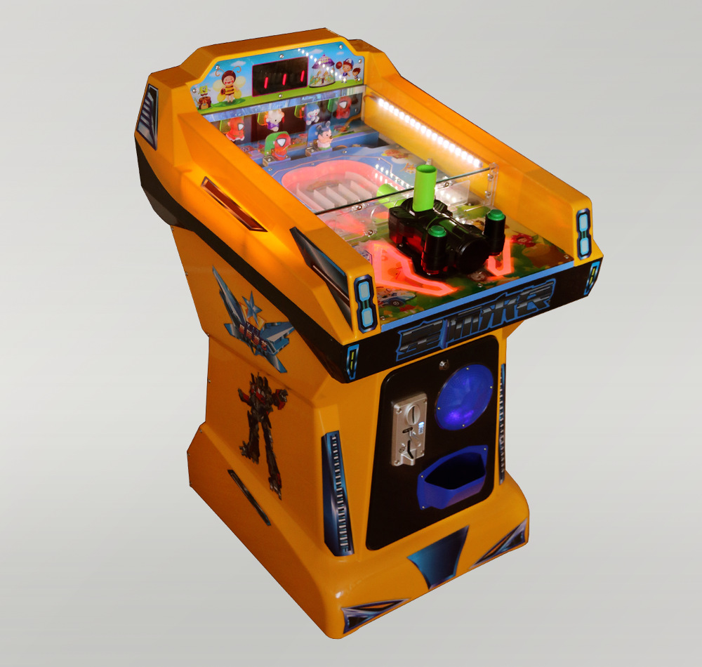 新款儿童投币大炮乐园b款弹珠机厂家直销商场超市小孩星际游戏机