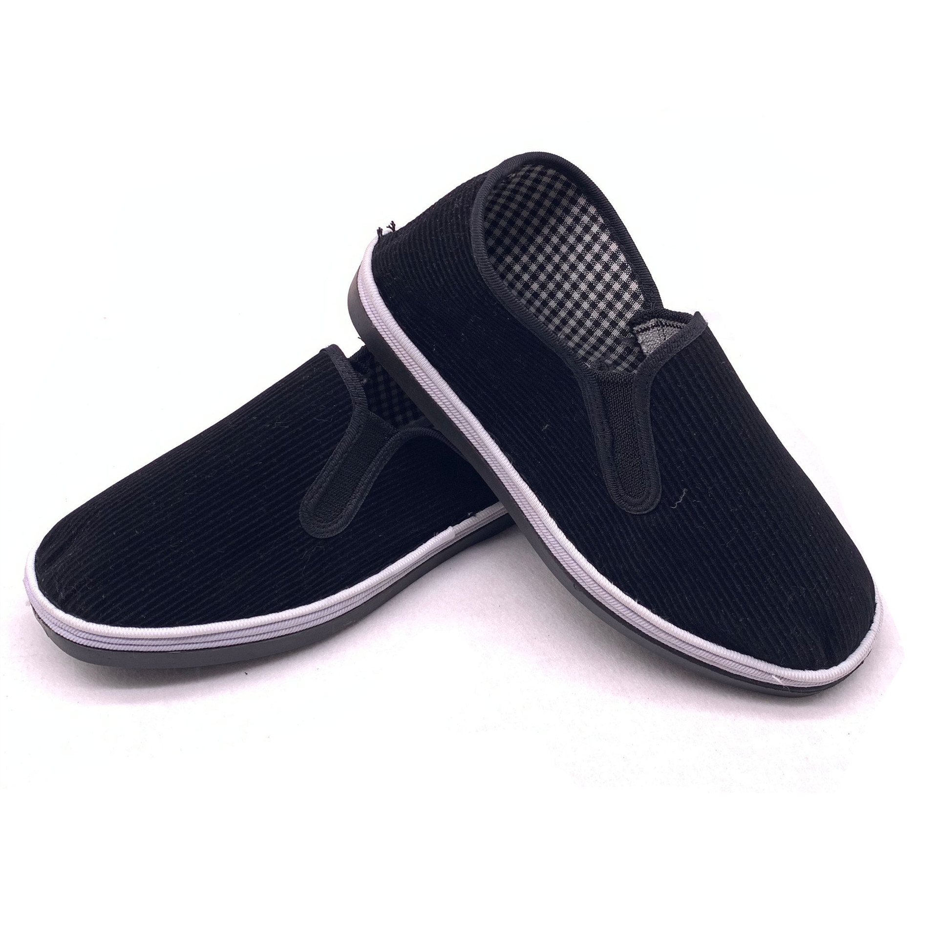 Old Beijing Cloth Shoes Men's Slip-on Middle-Aged and Elderly Casual Shoes Handmade Cloth Shoes Flat Heel Soft Bottom Corduroy Cloth Shoes