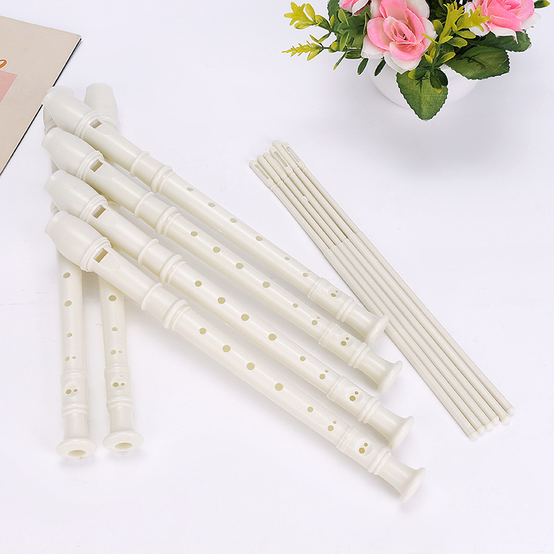 Two Yuan Store PVC Eight Holes Clarionet Treble Flute Children Clarionet Student Musical Instrument Beginner 8 Holes Flute Wholesale