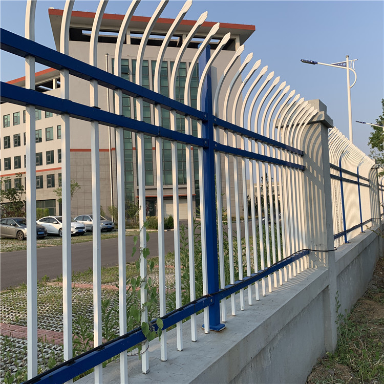 锌钢围墙护栏小区户外铁艺栅栏别墅工厂庭院学校隔离防护栏铁栏杆